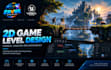 develop 2d game level and environment in unreal engine