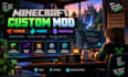 develop minecraft forge fabric neoforge mods, custom modpacks and server setup