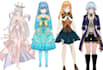 create custom 3d vtuber avatars 3d vtuber model unreal engine characters