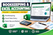 do bookkeeping, excel accounting and financial data entry