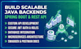 build secure java spring boot backend, rest API