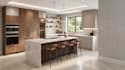 design kitchen cabinets, layout and 3d interior in 2020 design