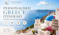 create a personalized greece travel itinerary