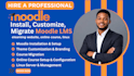 install, customize, migrate moodle lms, elearning website, online course, linux