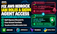 setup, fix AWS bedrock agentcore iam roles, permissions, sigv4 and agent access