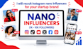 recruit instagram nano influencers for startup brands