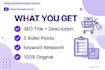 write seo amazon product description and shopify