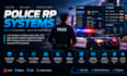 develop fivem police ems rp systems, jobs, mdt, dispatch and custom scripts