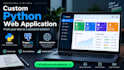 develop a custom python and postgresql web application
