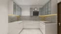 design modern kitchen cabinets  in mozaik