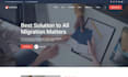 build squarespace immigration course website visa consultant coaching website