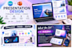 design canva presentation and powerpoint slides