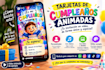 create an animated birthday invitation video