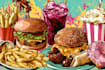 food pop art illustrations