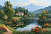 landscape oil painting art