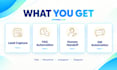 setup tidio website chatbot and manychat dm automation for leads