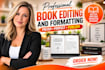 develop book editing, proofreading beta reading and book formatting your ebook