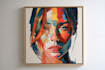 create professional color abstract portrait art