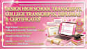 design high school transcript college transcript diploma certificate and awards