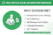 write seo optimized blog and website content