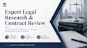 review legal contracts and do document proofreading