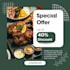 design eye catching restaurant and cafe social media posts