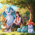 draw you as a pokemon trainer and your team with background