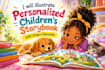 illustrate peronalized children storybooks with unique character