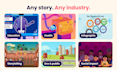 create 2d flat animated explainer video