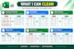 clean, format and organize excel or CSV data