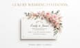 design luxury wedding and birthday invitation card