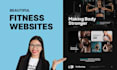design a fitness trainer, gym and workout wordpress website