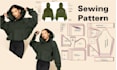 create a digital sewing pattern from your sketch ready to cut and sew
