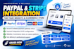 do payment gateway integration paypal, stripe, klarna, authorize dot net, PHP