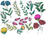 create hand drawn seamless patterns, textile prints and monograms