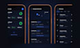 design a modern mobile app UI in figma with a clickable prototype