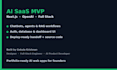 build an ai saas mvp with nextjs react and openai