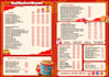 design a professional restaurant menu card