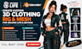 create secondlife rig 3d clothing mockup 3d garments for brand 3d model rigging