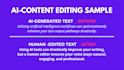 edit ai content and format your research paper or thesis