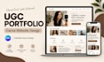 design a ugc portfolio website in canva