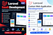 build a custom laravel saas web application with PHP