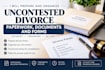prepare and organize uncontested divorce paperwork documents and forms