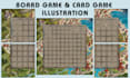 create board game and card game artwork and visual design