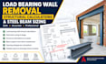 do load bearing wall removal structural calculation and steel beam sizing
