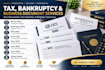 prepare full court documents for chapter 7, 11 and 13 bankruptcy