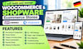 build and fix woocommerce shopware 6 ecommerce website migration product upload