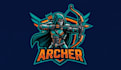 create modern style for archer e sport mascot logo with express delivery