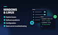 troubleshoot windows, linux, network, and software issues