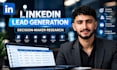do linkedin lead generation and decision maker research